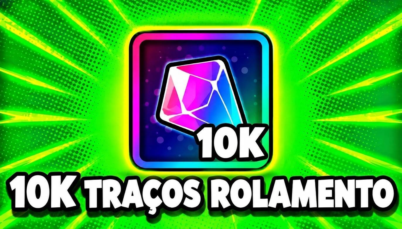 10K DE TRAÇOS DE ROLAMENTO