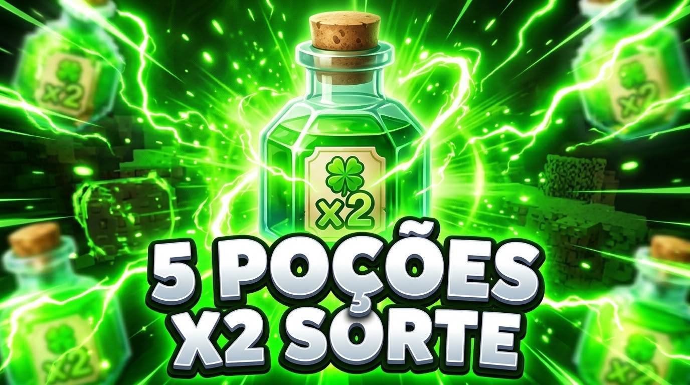 5 POÇÕES X2 SORTE